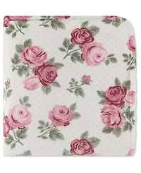 Huggies Baby Girls' Allover Rose Graphic Print Blanket