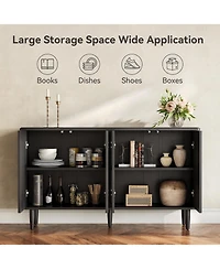 Tribesigns 59" Buffet Cabinet with Storage Doors