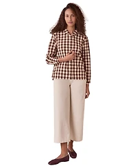 Celtic & Co. Women's Gingham Button Through Shirt