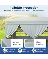 Gouun 10 x 20 Foot Pop-Up Canopy Tent with 6 Sidewalls