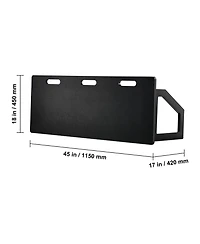 Hongge Foldable Soccer Rebounder Board 45 x 18 in Dual-Angle Hdpe Kickback Wall for Passing and Shooting Practice