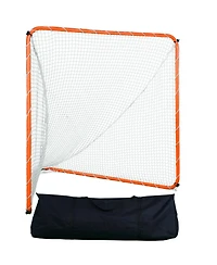 Hongge Portable 6 x 6 ft Lacrosse Goal with Steel Frame and Carry Bag for Backyard Shooting Drills