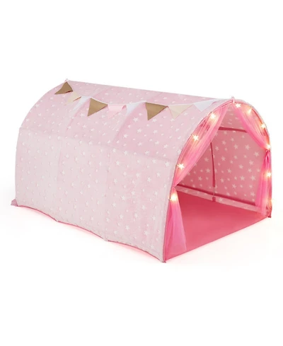 Hongge Glow-in-the-Dark Stars String Lights 3-Piece Bed Tent, Ages 3+