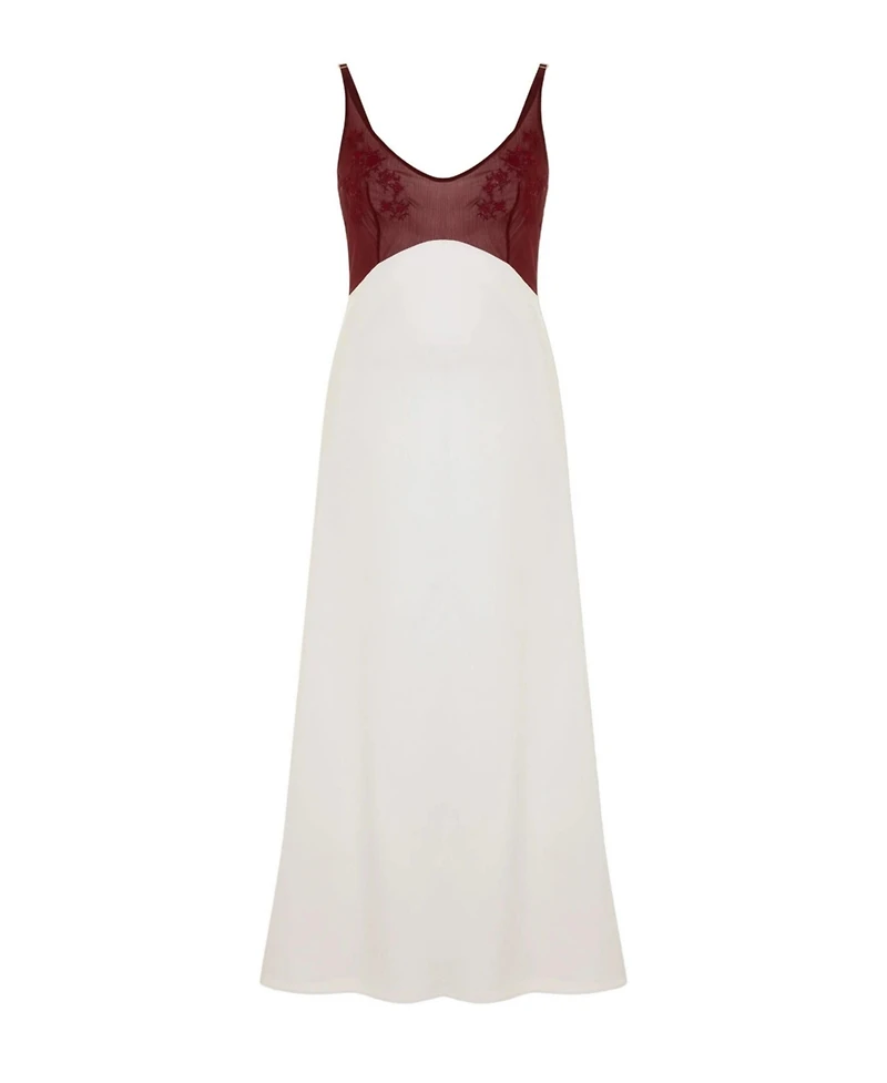 Pcfg Women's The Broderie Anglaise Edit Embroidered Floral Midi Dress