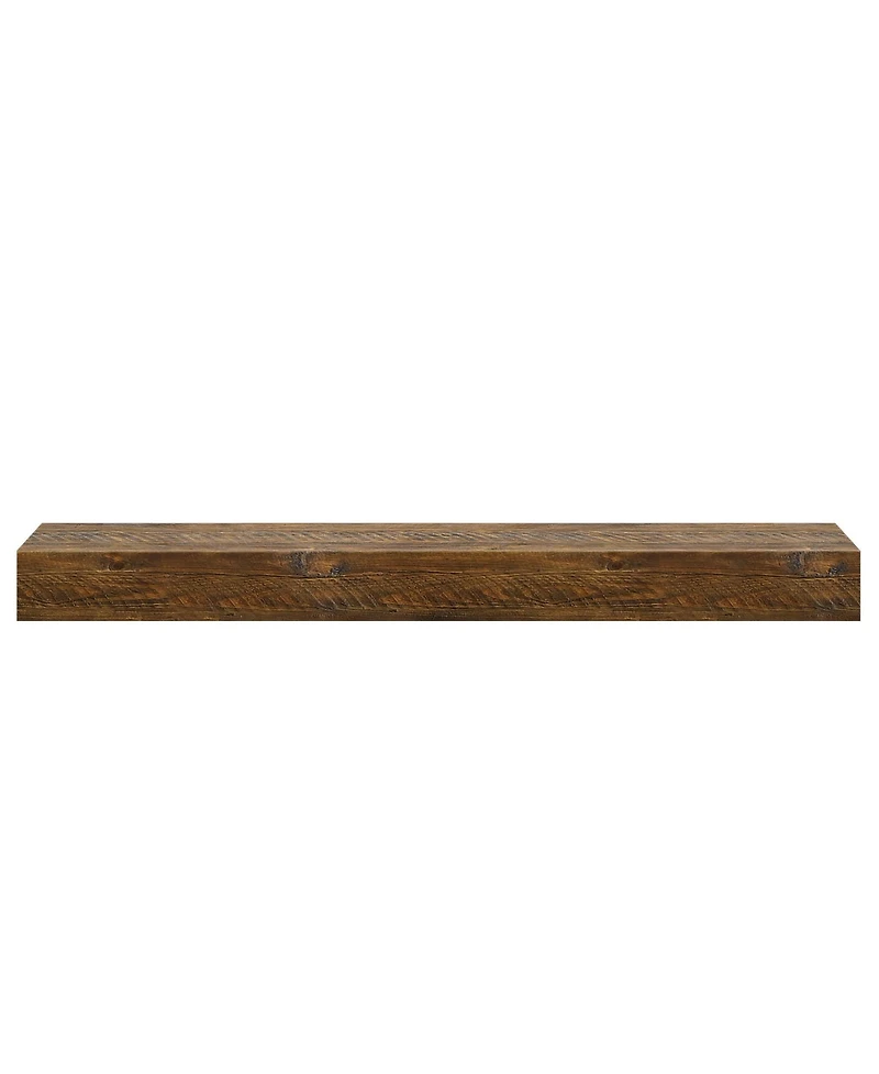 Plank+Beam 60 Inch Rustic Floating Shelf/Fire Beam