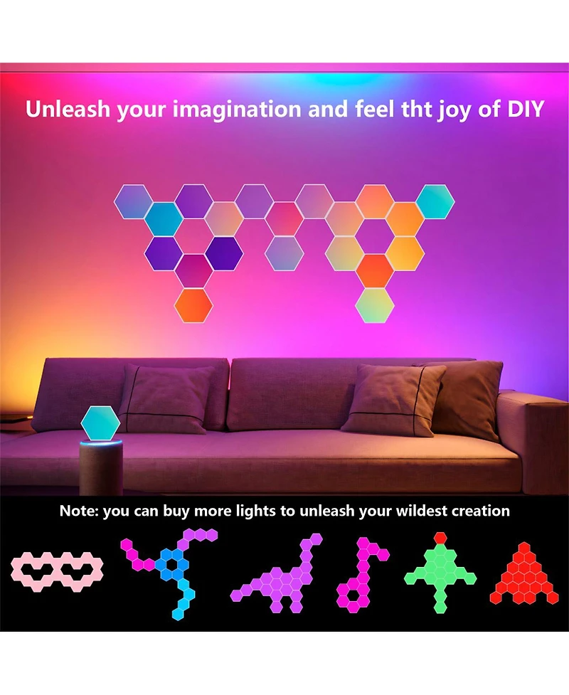 Yobtop Hexagonal Led Lights
