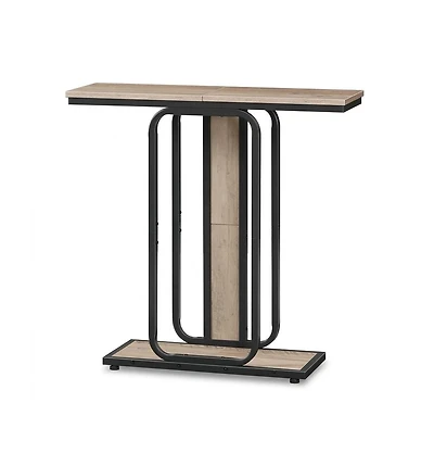 Slickblue Modern 29.5" 2-Tier Narrow Entryway Table for Hallway and Living Room