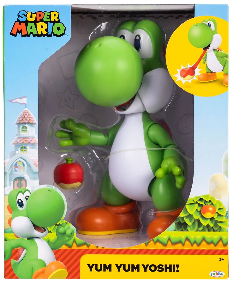 Super Mario Yoshi 9.5" 2-Piece Action Figure, Ages 3+