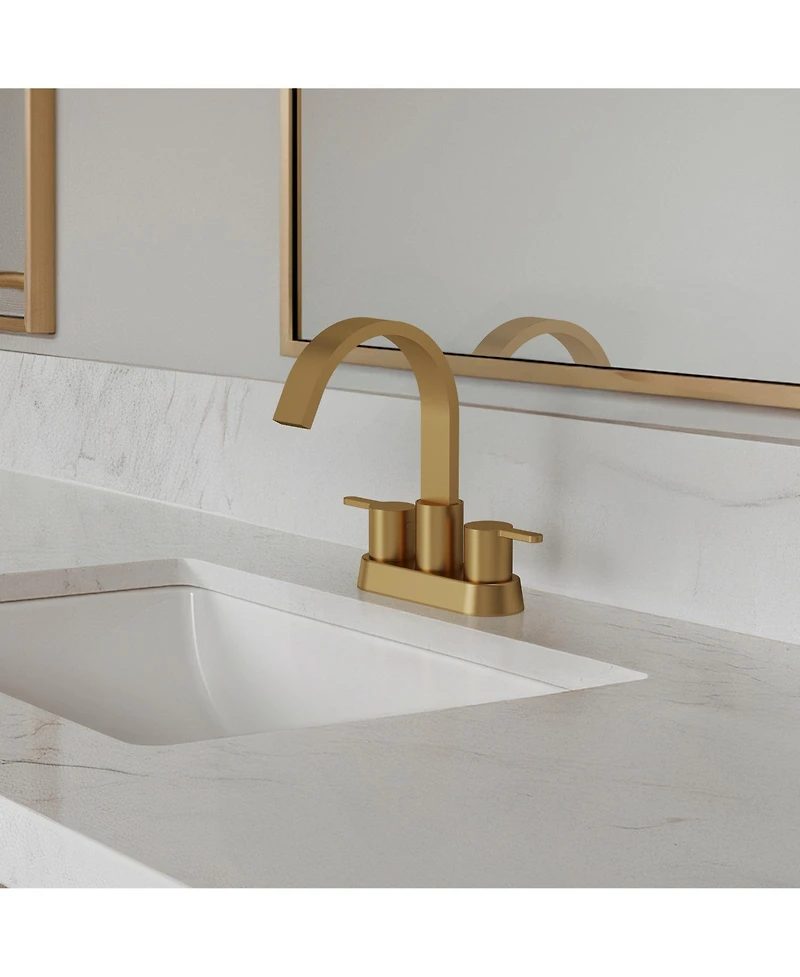 Everstein Centerset Bathroom Faucet with Drain Assembly, 2-handle Sink