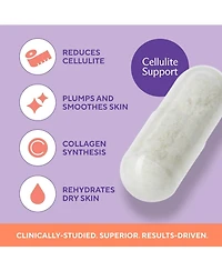 Sunergetic Cellulite Support Capsules with Melon Extract, Hyaluronic Acid, Bamboo Extract, Sea Buckthorn and Vitamin C, 30 Capsules