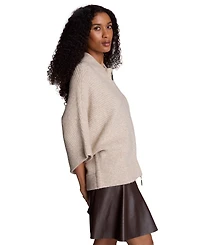 Kenneth Cole Women's Dolman-Sleeve Full-Zip Cardigan Sweater
