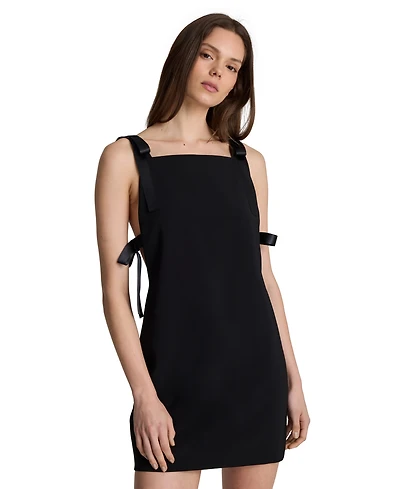 Kenneth Cole Women's Mini Square-Neck Bow-Tie Dress