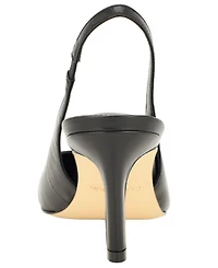 Calvin Klein Women's Biancya Leather Pointed Toe Slingback Pumps