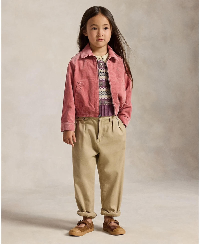 Polo Ralph Lauren Girls' 2T-6X Corduroy Long-Sleeve Jacket