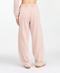 Kittenish Women's Wide-Leg High-Rise Sweatpants