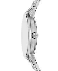 Armani Exchange Men's Quartz Three Hand Silver Stainless Steel Watch 42mm