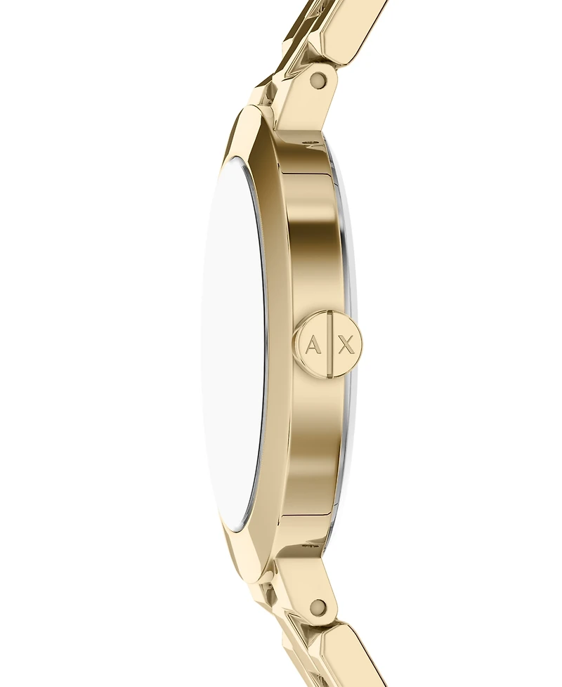 Armani Exchange Women's Quartz Two Hand Gold Stainless Steel Watch 36mm