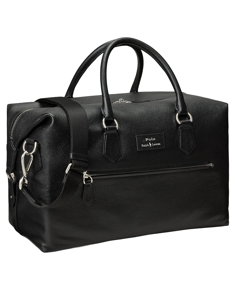 Polo Ralph Lauren Men's Pebbled Leather Duffel