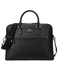 Polo Ralph Lauren Men's Pebbled Leather Commuter Bag