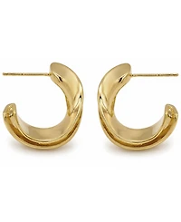 And Now This Crossover Push Back Hoop Earrings