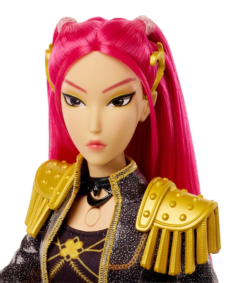 Kpop Demon Hunters Mira Huntr/X 12.75" Singing Fashion Doll with 5 Posable Joints, Ages 4+