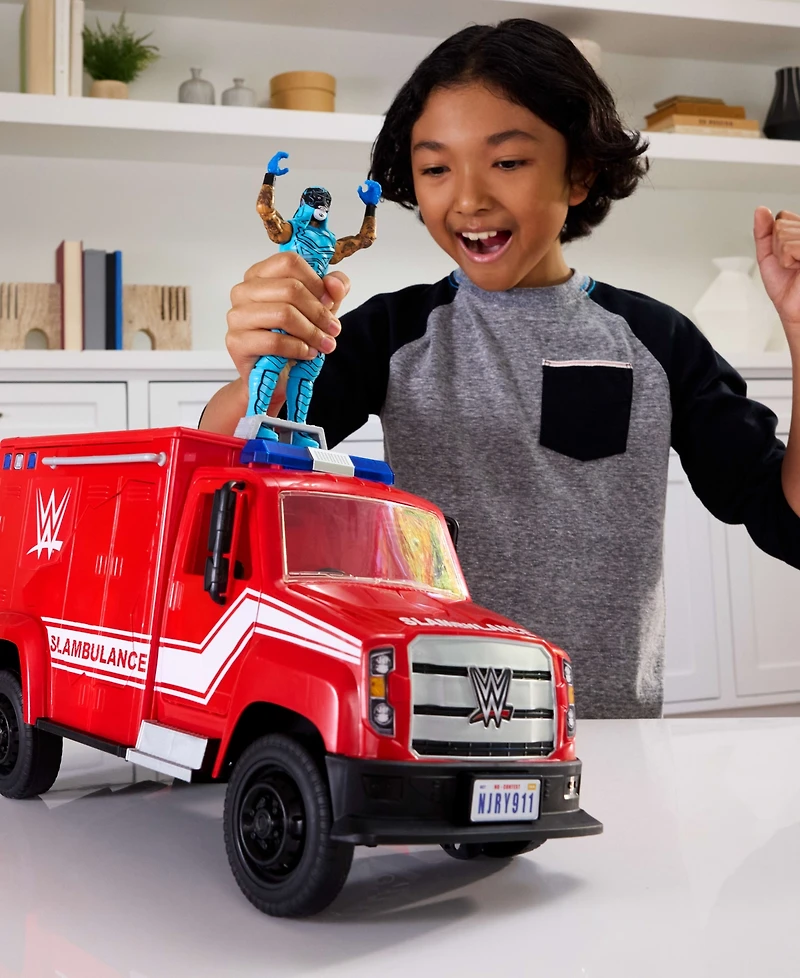 Wwe Slambulance 14-Piece Breakaway Playset, Ages 6+