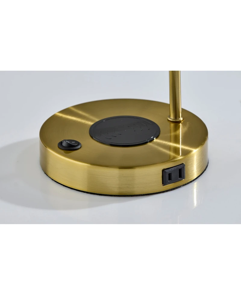 Adesso 19" Metal Rico Supercharger Desk Lamp