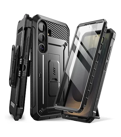 Supcase Unicorn Beetle Pro Kickstand Phone Case with Screen Protector and Belt-Clip for Galaxy S25 Fe