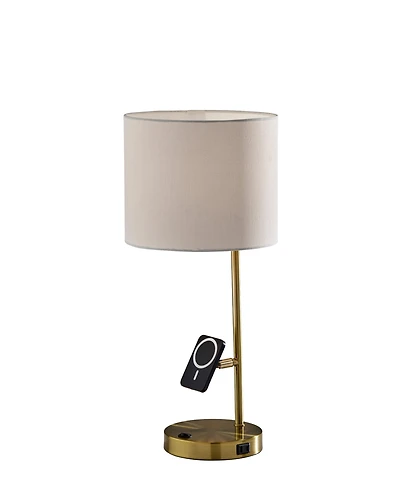 Adesso 22" Metal Wyatt Supercharger Desk Lamp