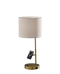 Adesso 22" Metal Wyatt Supercharger Desk Lamp