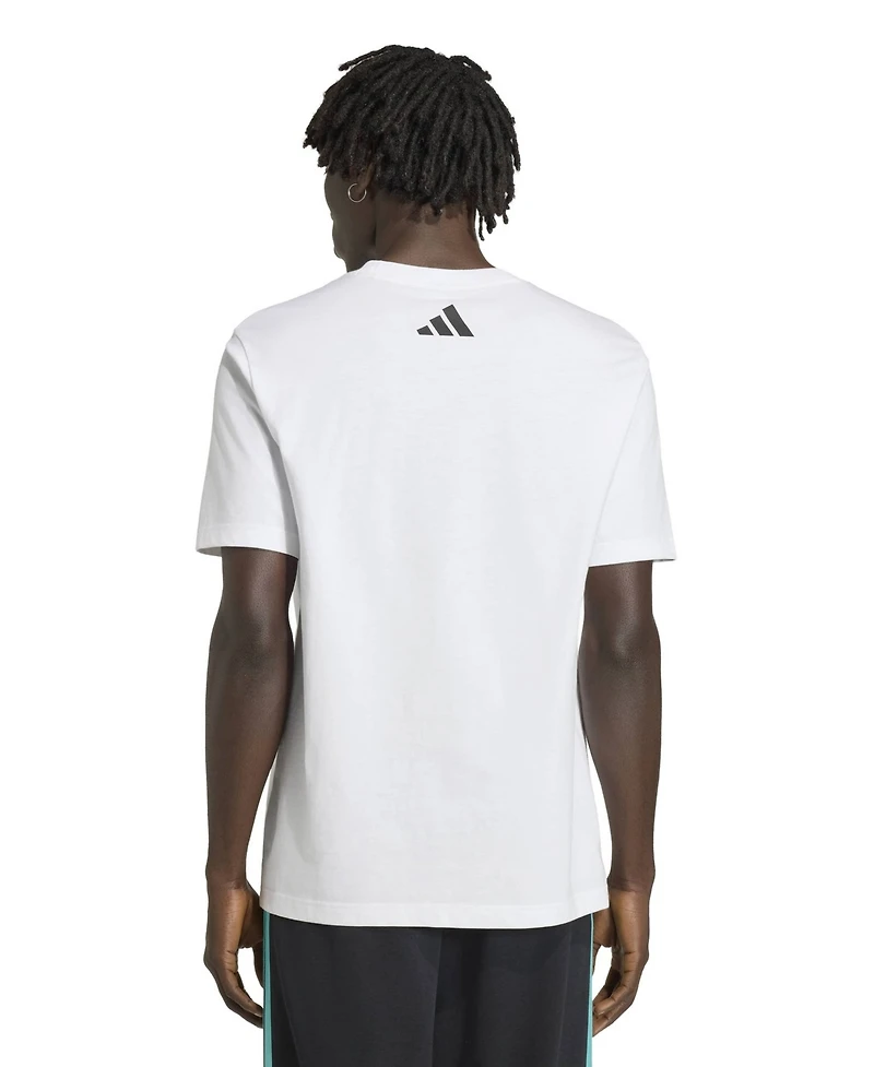 Adidas Men's White Mercedes-amg Petronas F1 Team 2026 Alpha Skin Graphic T-Shirt