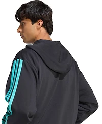 Adidas Men's Black Mercedes-amg Petronas F1 Team 2026 Alpha Skin Full-Zip Tri-Blend Hoodie