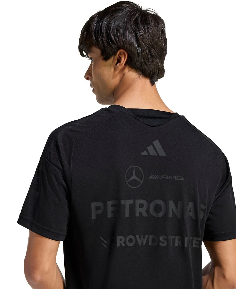 Adidas Men's Black Mercedes-amg Petronas F1 Team Night Driver Climacool T-Shirt