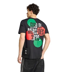 Adidas Men's Black Mercedes-amg Petronas F1 Team Italy T-Shirt