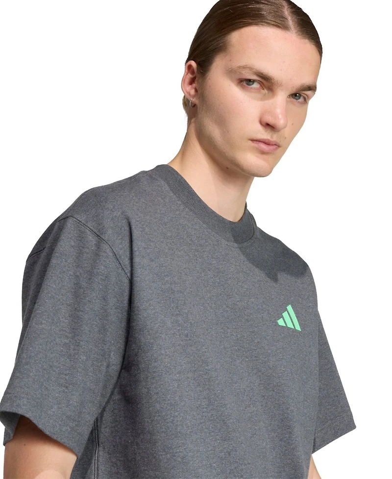Adidas Men's Graphite Mercedes-amg Petronas F1 Team Premium T-Shirt