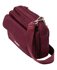 Baggallini Modern Everywhere Mini Double Zipper Crossbody Handbag