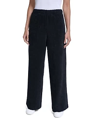 Nautica Women's High-Rise Wide-Leg Herringbone Pants