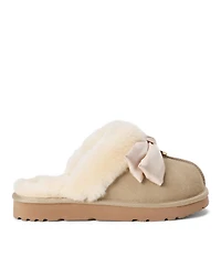 Dearfoams Women's Fireside by Sydney Dream Bow Scuff Slippers