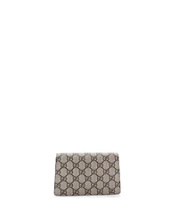 Pre-Owned Gucci Super Mini Dionysus Bag Gg Coated Canvas
