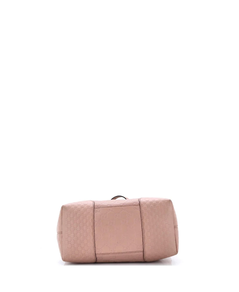 Pre-Owned Gucci Medium Bree Convertible Top Handle Bag Guccissima Leather