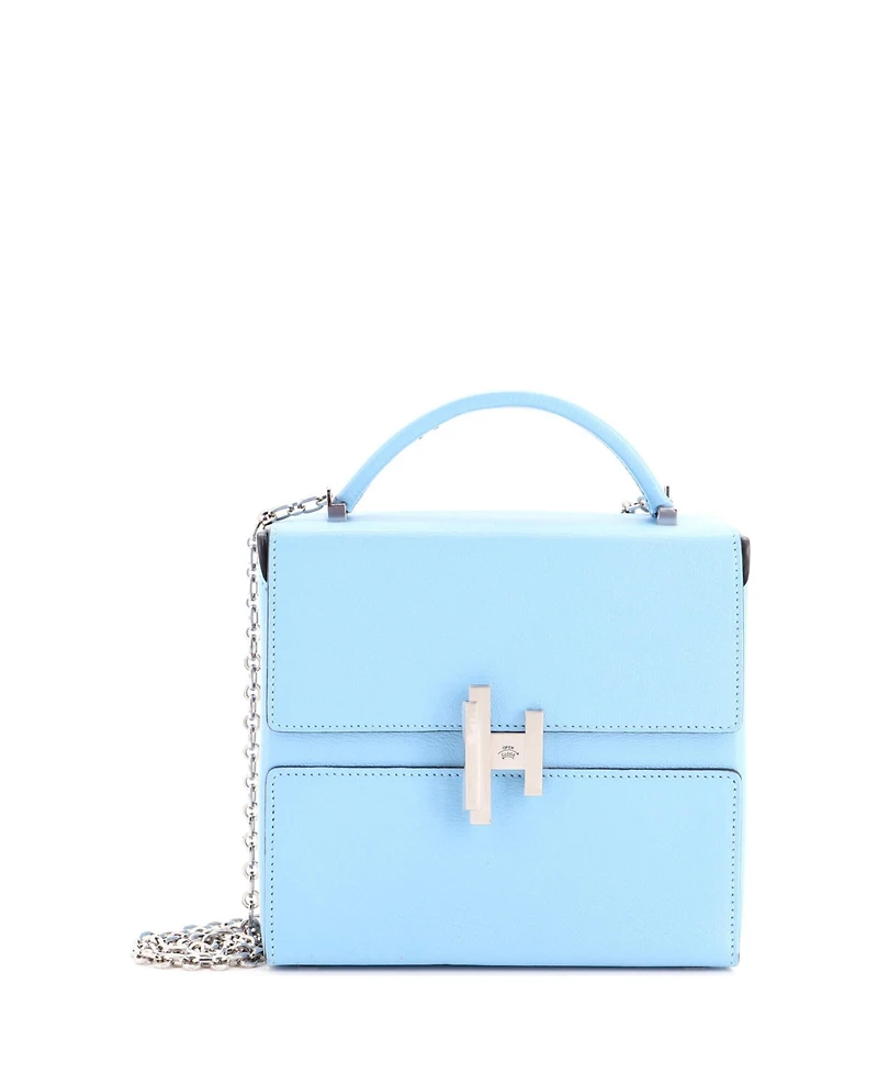 Pre-Owned Hermes Cinhetic Top Handle Bag Chevre Mysore