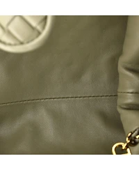 Pre-Owned Bottega Veneta Teen Lauren 1980 Clutch with Chain Intrecciato Nappa