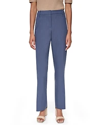 Dkny Women's Modern F Pinstripe Straight-Leg Trousers