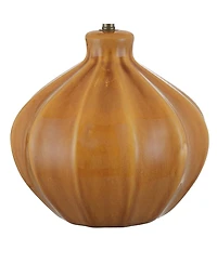 360 Lighting Gordy 21" High Small Mid Century Modern Accent 3-Way Table Lamp Spice Finish Ceramic Single Living Room Bedroom