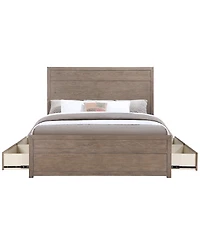 Adler King Plywood Modern Storage Bed, Macy's Exclusive