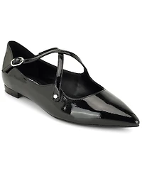 Nine West Women's Jarry Crisscross Pointed Toe Dress Flats