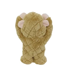 Mighty Angry Animals Monkey 2 Pack, Durable Plush Squeaky Dog Toy