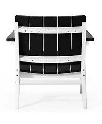 WestinTrends Outdoor Hdpe Modern Patio Club Armchairs (Set of 2)
