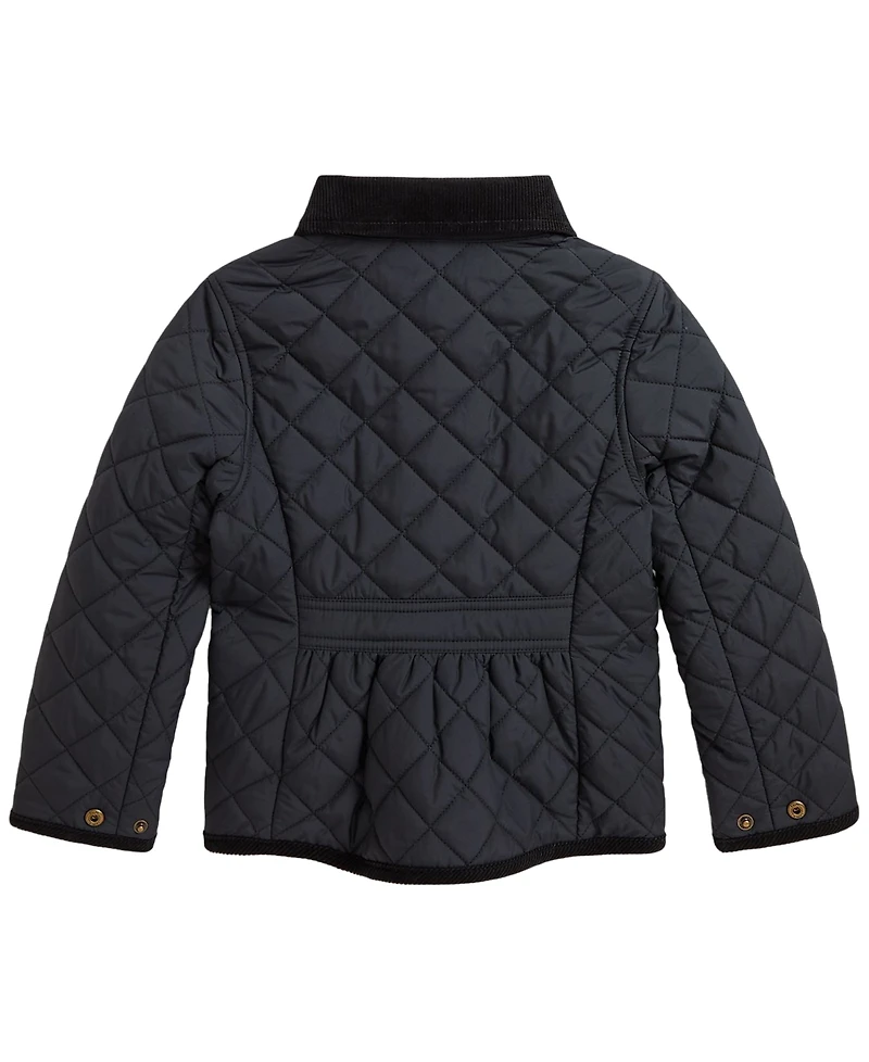 Polo Ralph Lauren Girls' 2T-6X Quilted Water-Repellent Barn Jacket