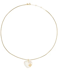 kate spade new york Gold-Tone Flower Lucite Statement Pendant Necklace
